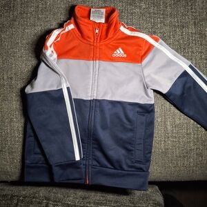 Adidas Red and Blue Track Jacket